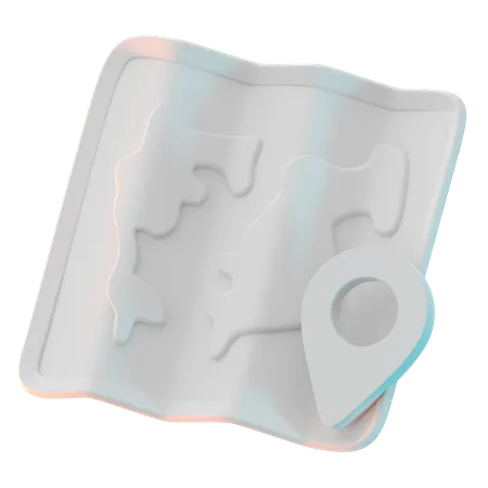 Carte  3D Icon