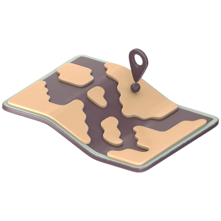 Carte  3D Icon