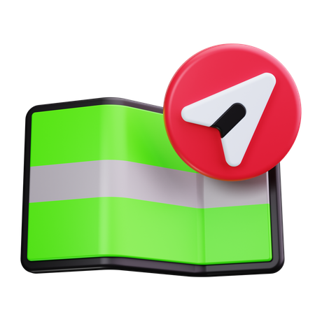 Carte  3D Icon