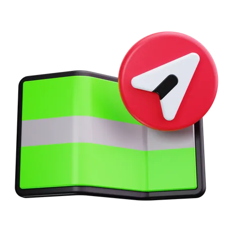 Carte  3D Icon