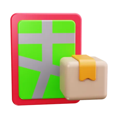 Carte  3D Icon