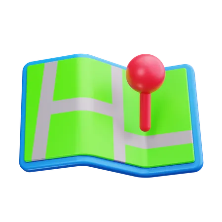 Carte  3D Icon