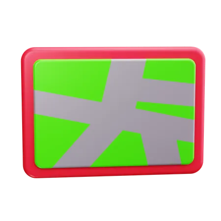 Carte  3D Icon