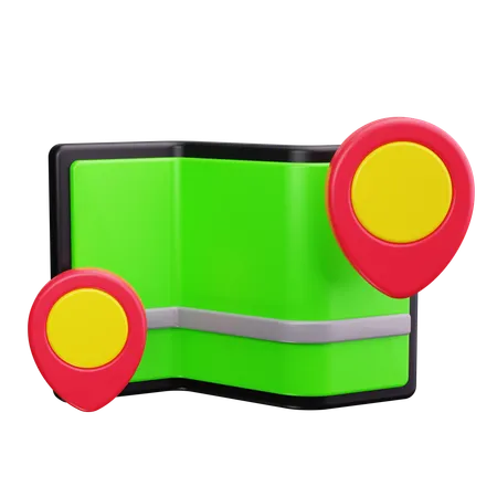 Carte  3D Icon