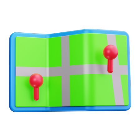 Carte  3D Icon