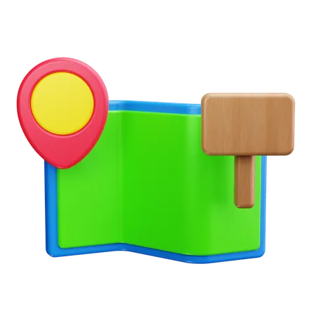 Carte  3D Icon