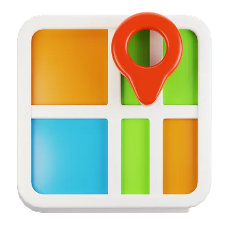 Carte  3D Icon