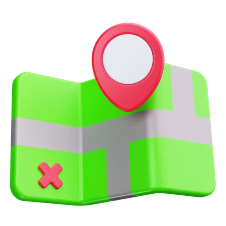 Carte  3D Icon