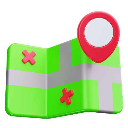 Carte  3D Icon