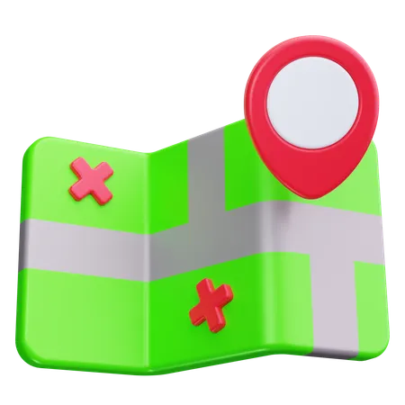 Carte  3D Icon