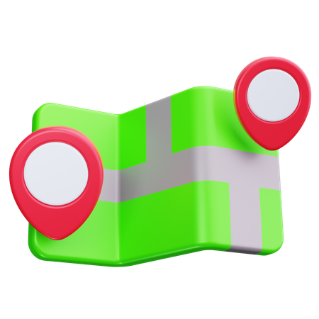 Carte  3D Icon