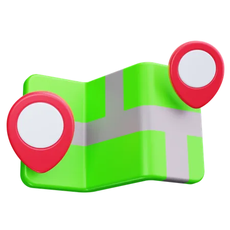 Carte  3D Icon