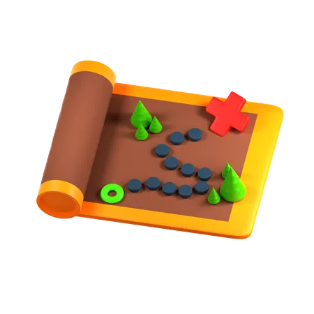 Carte  3D Icon