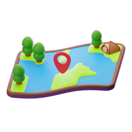 Carte  3D Icon