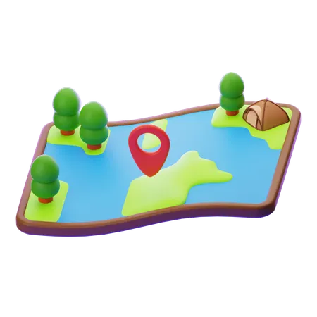 Carte  3D Icon