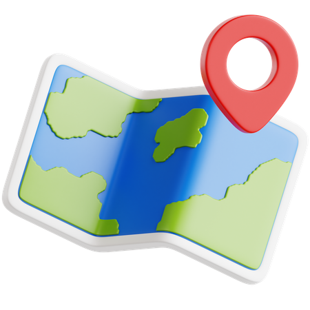 Carte  3D Icon
