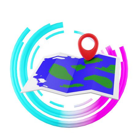 Carte  3D Icon