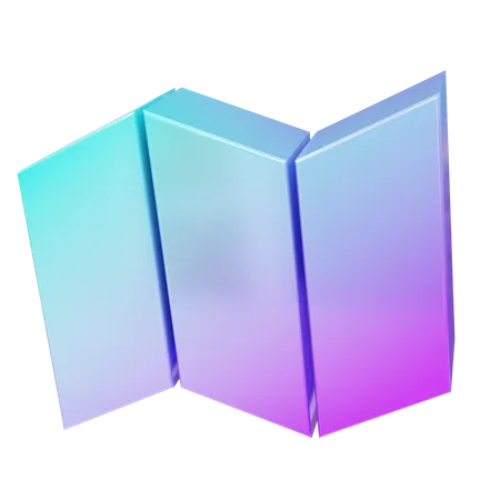 Carte  3D Icon