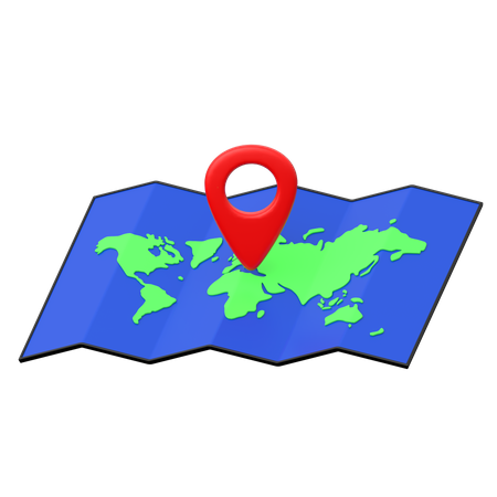 Carte  3D Icon