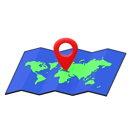 Carte  3D Icon
