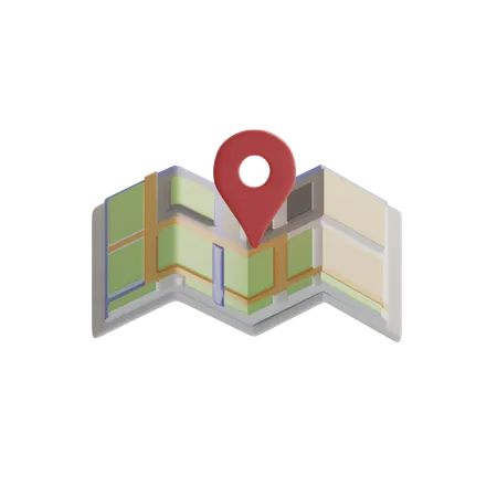 Carte  3D Icon