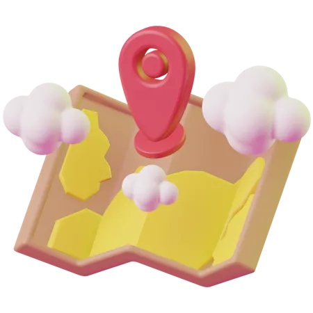 Carte  3D Icon