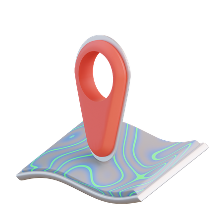 Carte  3D Icon