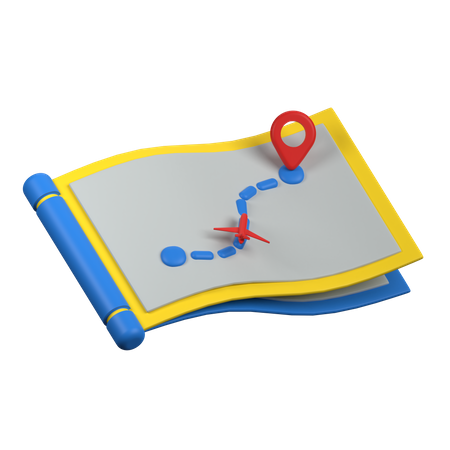 Carte  3D Icon