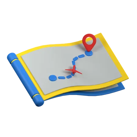 Carte  3D Icon