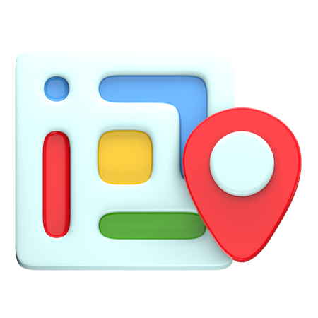 Carte  3D Icon