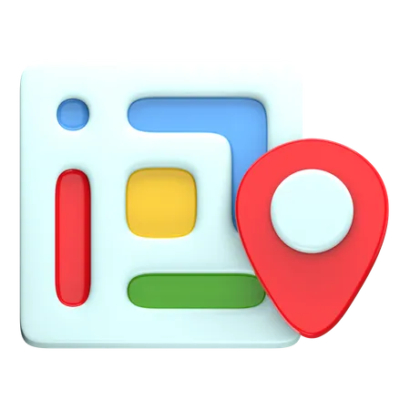 Carte  3D Icon