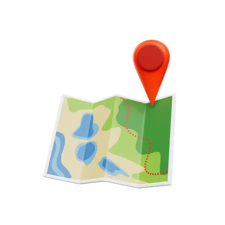 Carte  3D Icon