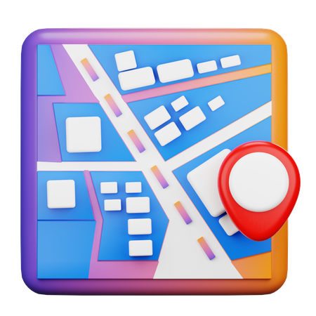 Carte  3D Icon