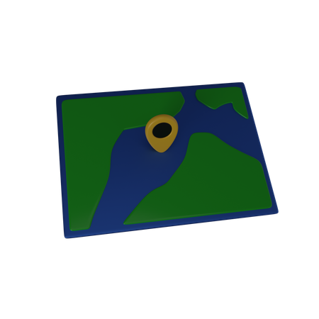 Carte  3D Icon