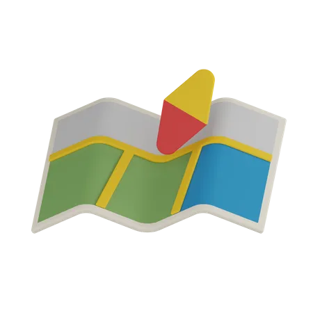 Carte  3D Icon