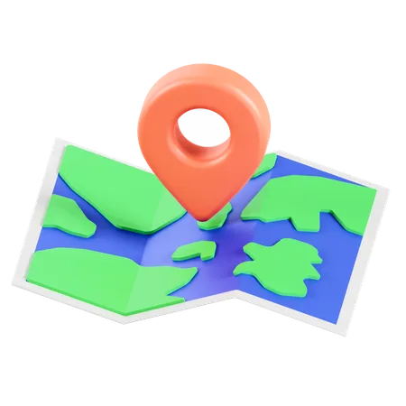 Carte  3D Icon