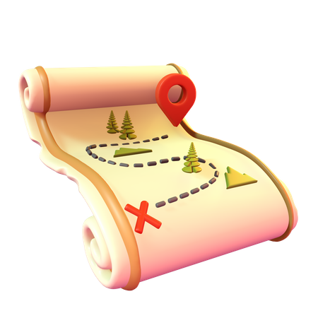 Carte  3D Icon