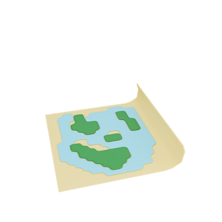 Carte  3D Icon