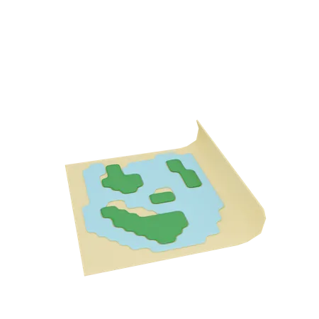 Carte  3D Icon