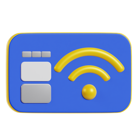 Carte à puce  3D Icon
