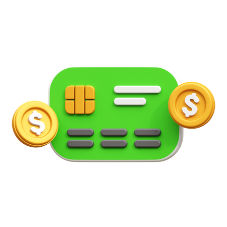 Carte bancaire  3D Icon