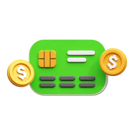 Carte bancaire  3D Icon