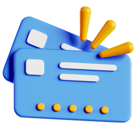 Carte bancaire  3D Icon