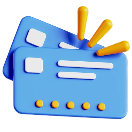 Carte bancaire  3D Icon