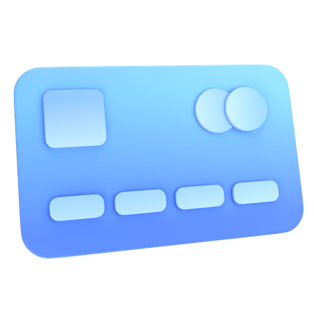 Carte bancaire  3D Icon