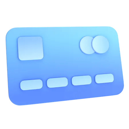 Carte bancaire  3D Icon