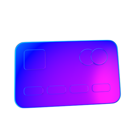 Carte bancaire  3D Icon