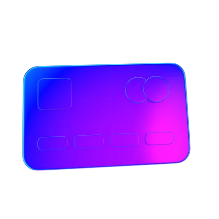 Carte bancaire  3D Icon