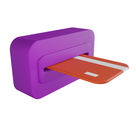 Carte bancaire  3D Illustration