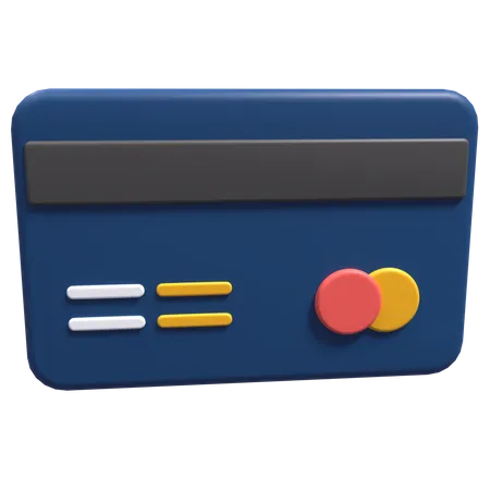 Carte bancaire  3D Icon